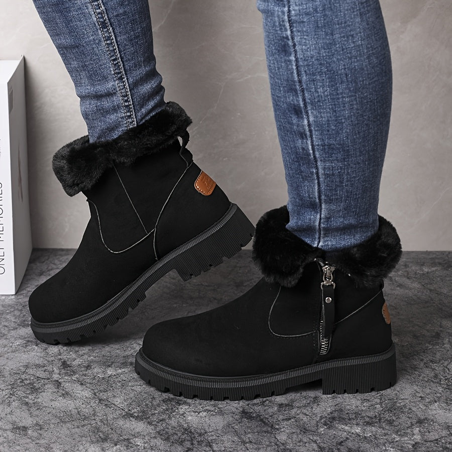 Maëlan | Bottines Chaudes à Doublure Confort