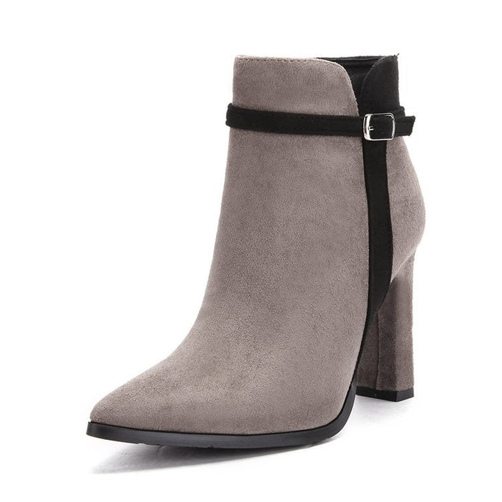 Éloriane – Bottines Élégantes à Talon Élancé