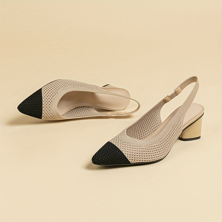 Liréa | Escarpins Slingback Maille Élégante