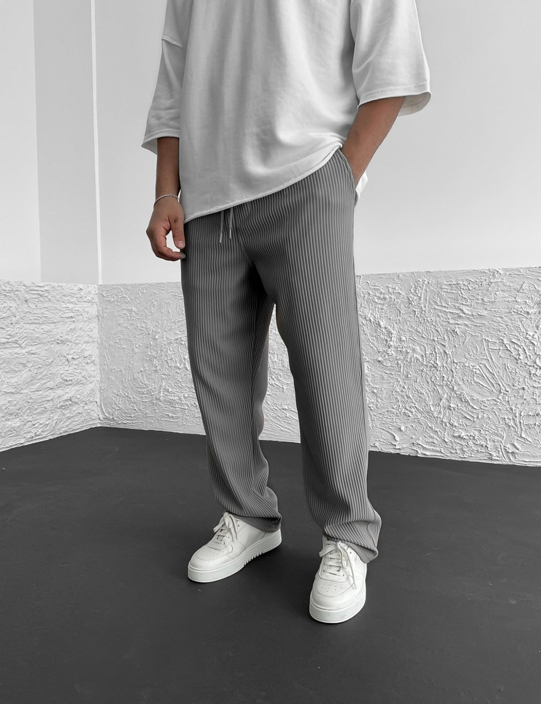 Sami™ - Pantalon confortable côtelé en spandex