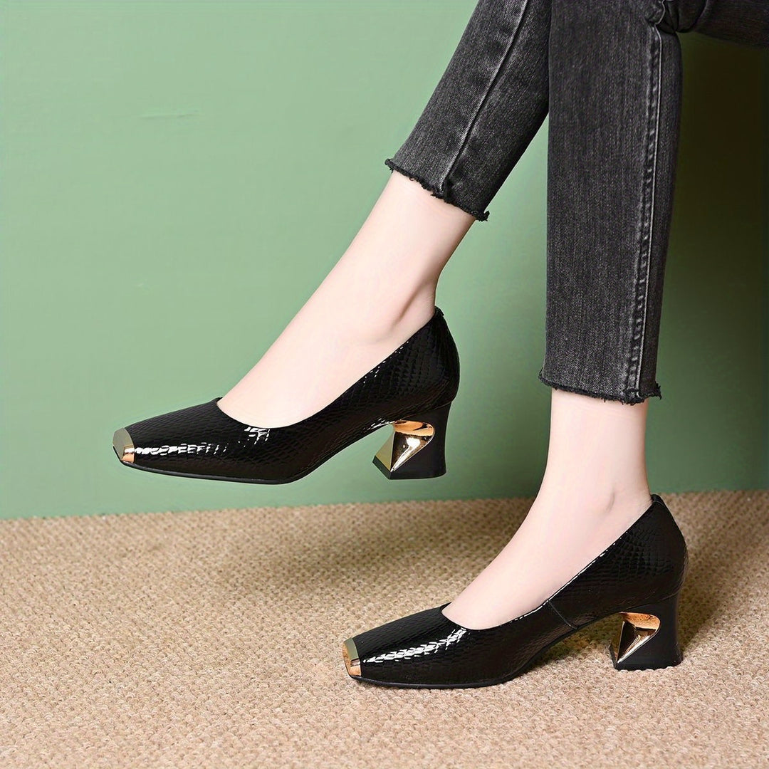 Viviane™ – Escarpins élégants à talon stable pour pieds sensibles