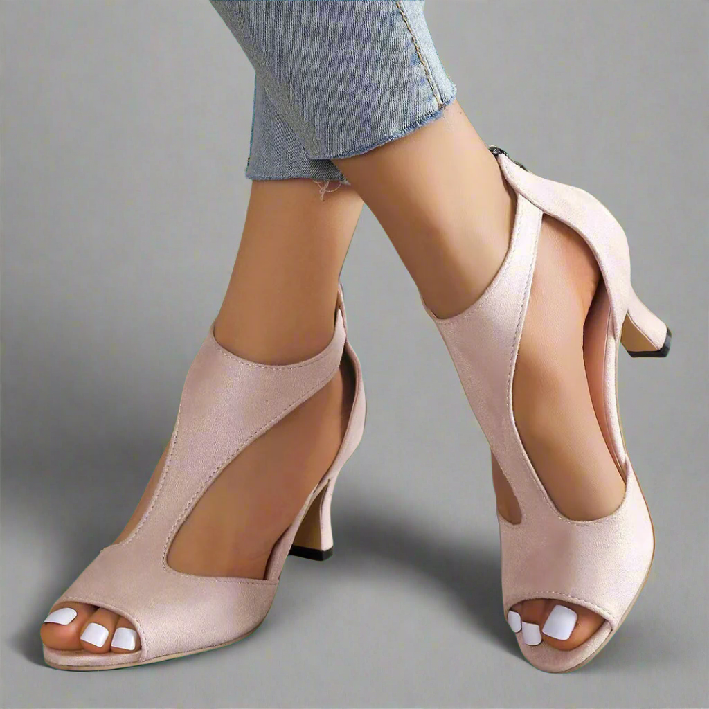 Heidrun | Sandales élégantes et confortables à talon