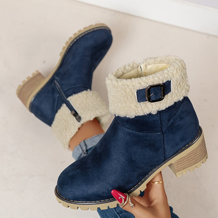 Ophélie | Bottines Hivernales Douces et Élégantes