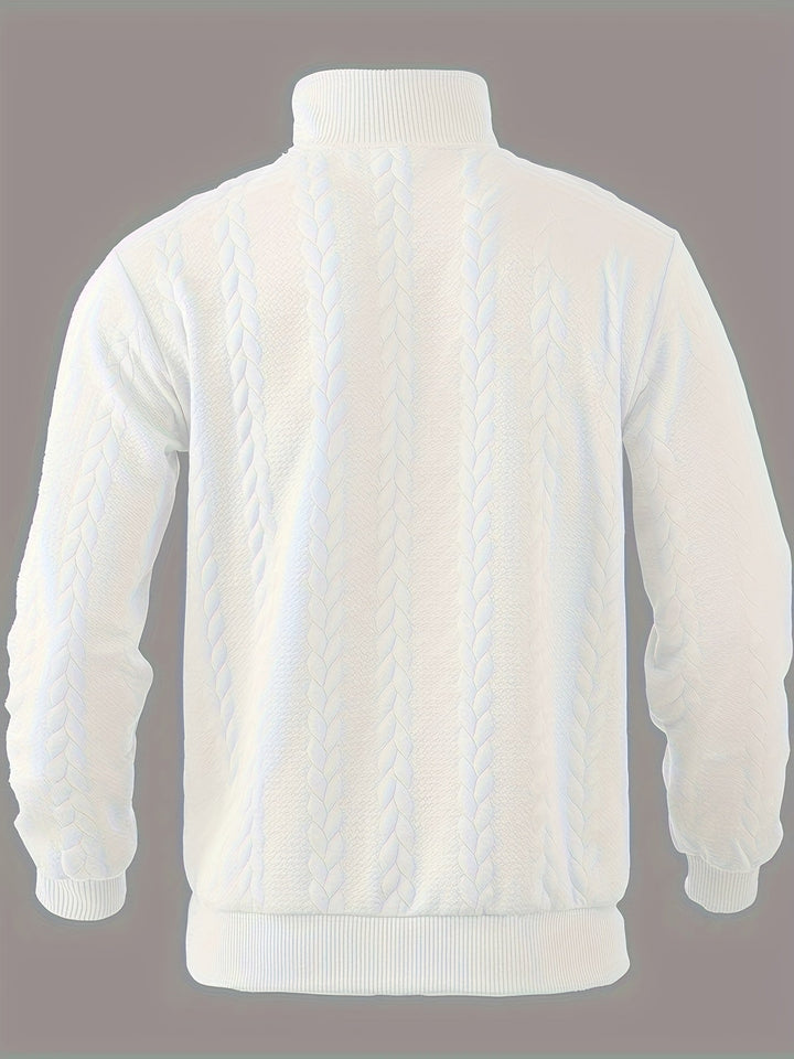 Benoît ™ | Pull vintage à fermeture éclair au design élégant