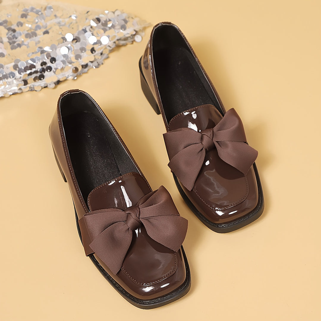 Lucette™ – Élégantes mocassins à nœud pour pieds sensibles