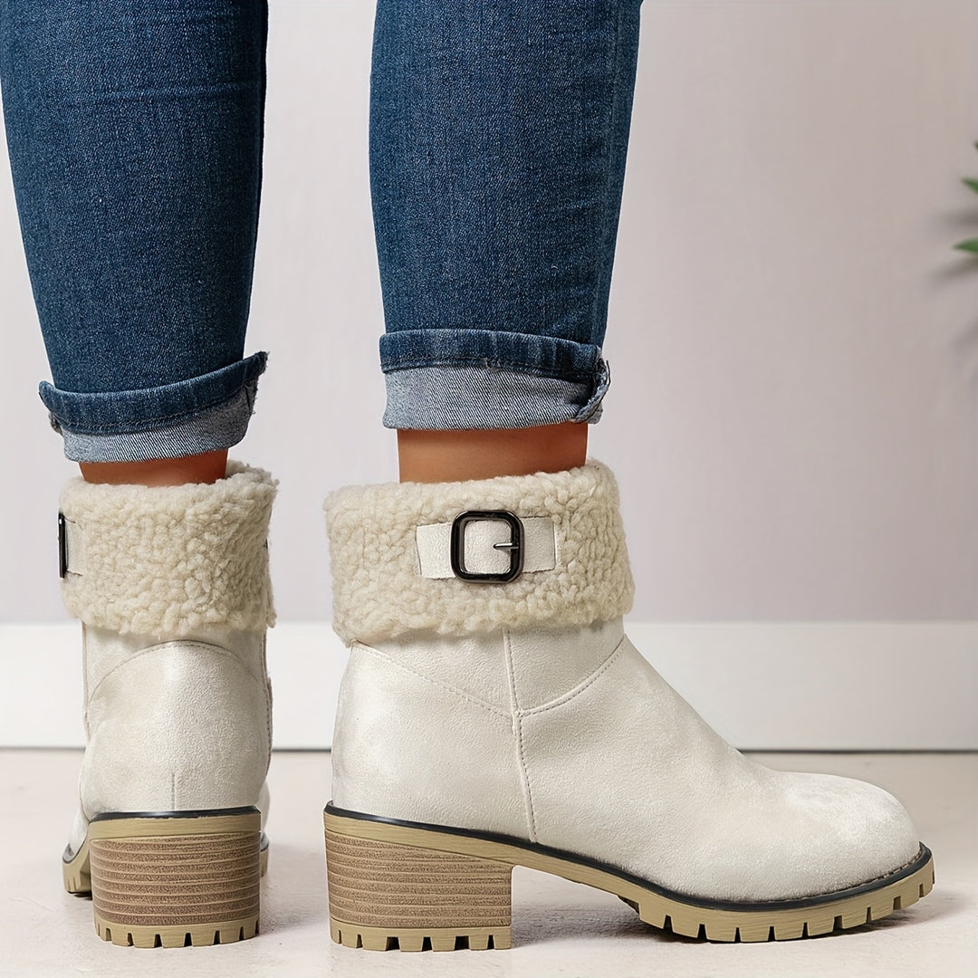 Ophélie | Bottines Hivernales Douces et Élégantes