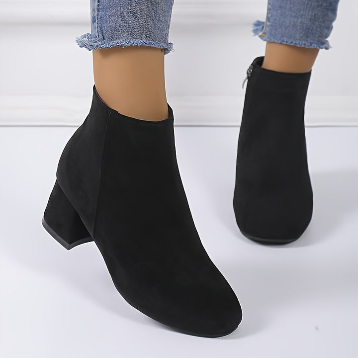 Colette™ – Bottines confortables à talon carré