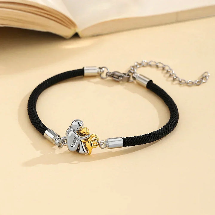 Katy™ - Bracelet Cordon avec Icône de Chien