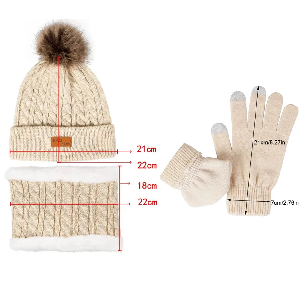 Lila | Ensemble d'Hiver Luxueux 3 pièces