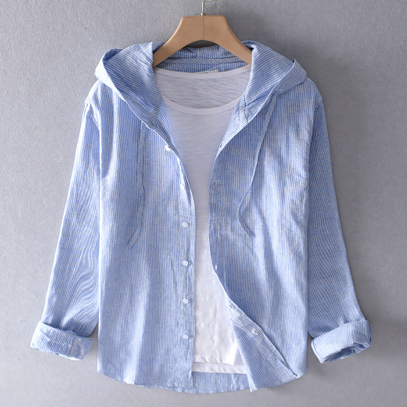 Elena | Blouse légère à capuche