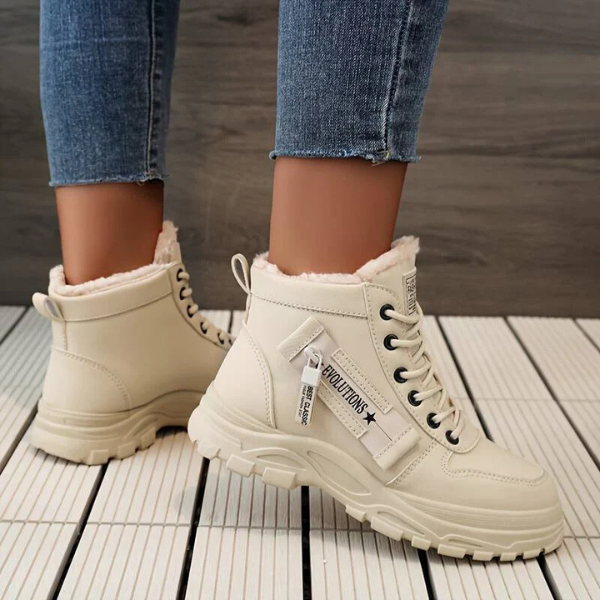 Anne | Bottes Hautes avec Doublure en Fleece
