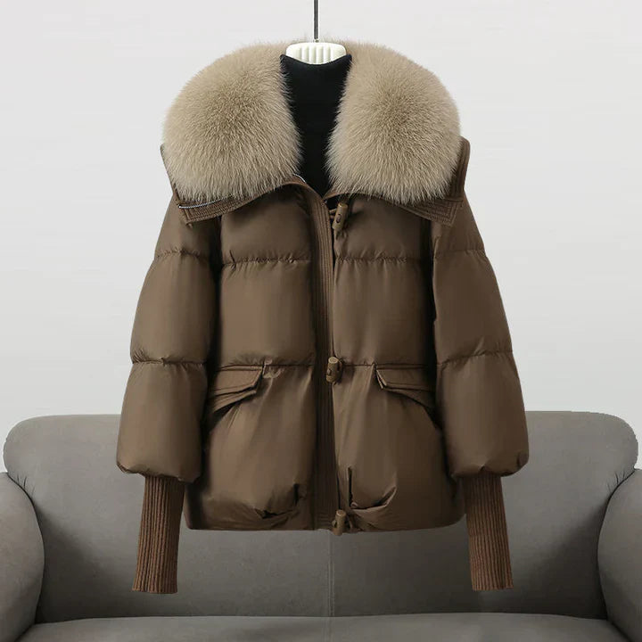 Céline™ - La veste en fausse fourrure élégante
