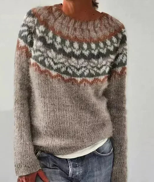 Mira | Pull Rétro Élégant pour l'Hiver
