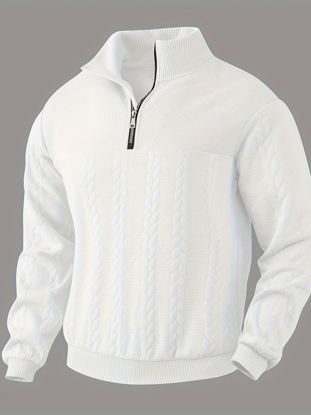 Benoît ™ | Pull vintage à fermeture éclair au design élégant