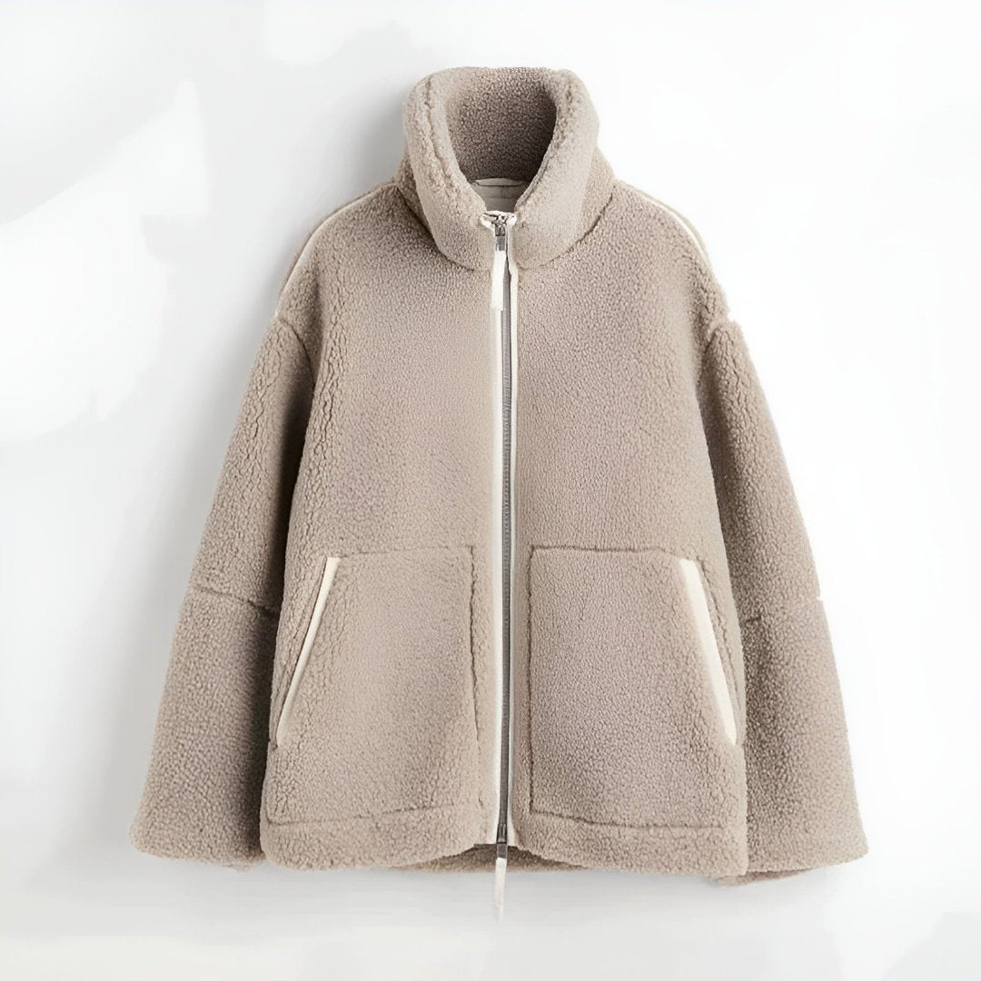 Jade | Veste en teddy fleece