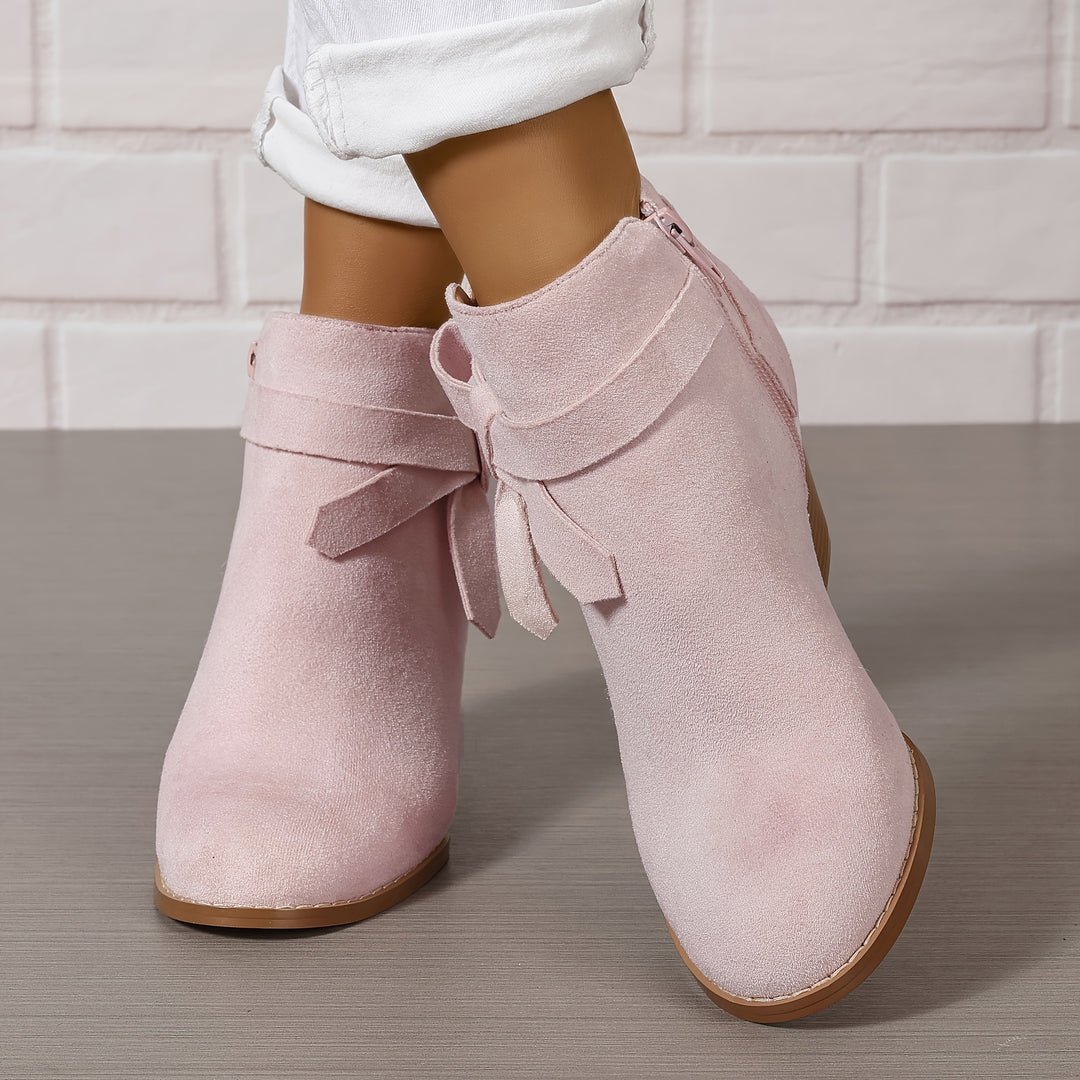 Léa | Bottines Élégantes à Talon Stable