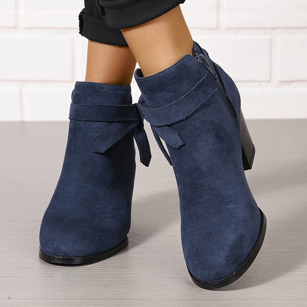 Léa | Bottines Élégantes à Talon Stable
