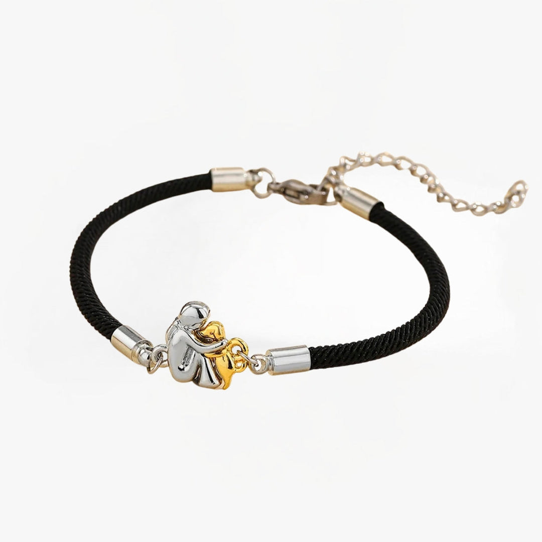 Katy™ - Bracelet Cordon avec Icône de Chien